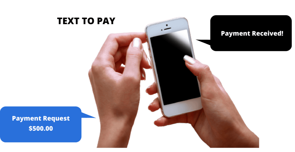 Text to pay market central hub